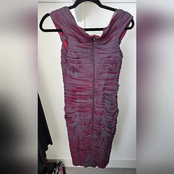 Tadashi Shoji Burgundy Dress - Picture 4 of 11